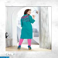 Linen-2 Wholesale linen Embroidery ladies kurtis